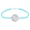 Bracelet Lien Arbre de Vie Argent 925 - Turquoise - vue V1
