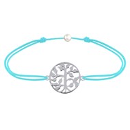 Bracelet Lien Arbre de Vie Argent 925 - Turquoise