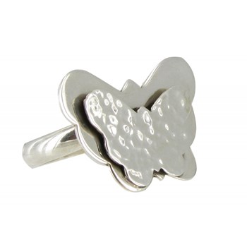 Bague Papillon 3D Argent 925