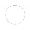 Collier La Perle Blanche des Poulettes - Classics - Gris clair - vue V1