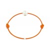 Set Collier et Bracelet Lien La Perle Blanche des Poulettes - Colors - Orange - vue V2