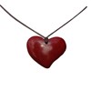 Collier Coeur en Tagua - Classics - Rouge - vue V1