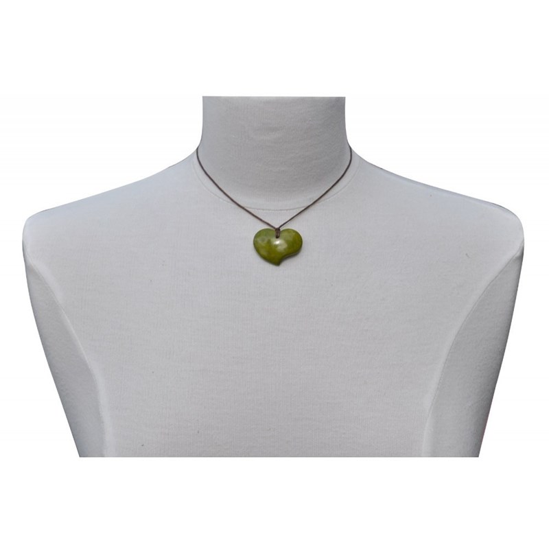 Collier Coeur en Tagua - Classics - Vert - vue 2