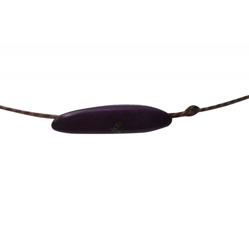 Collier Petit Coeur en Tagua - Classics - Violet - vue 2