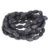 Collier ou Bracelet Elastique Graines de Tagua - Classics - Bleu Ardoise - vue V1