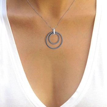 STELLA - Collier - Motif Pure Ceramic & Chaine forçat acier