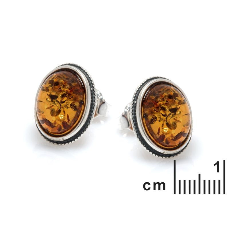 925 silver earring Genuine Baltic Amber - view 2
