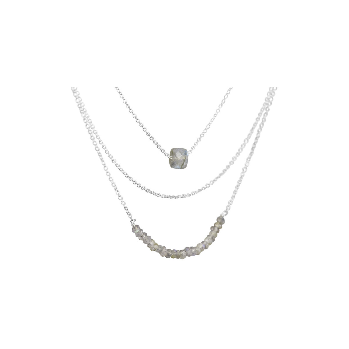 collier argent 3rangs collier argent 3rangs