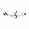 Pendentif Croix Pierre Onyx Noire Argent - vue V2