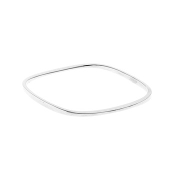 Bracelet en argent jonc forme carrée
