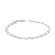 Bracelet argent mailles moyennes