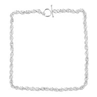 Collier en argent belle mailles rondes