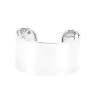 Bracelet argent lisse manchette tout simple