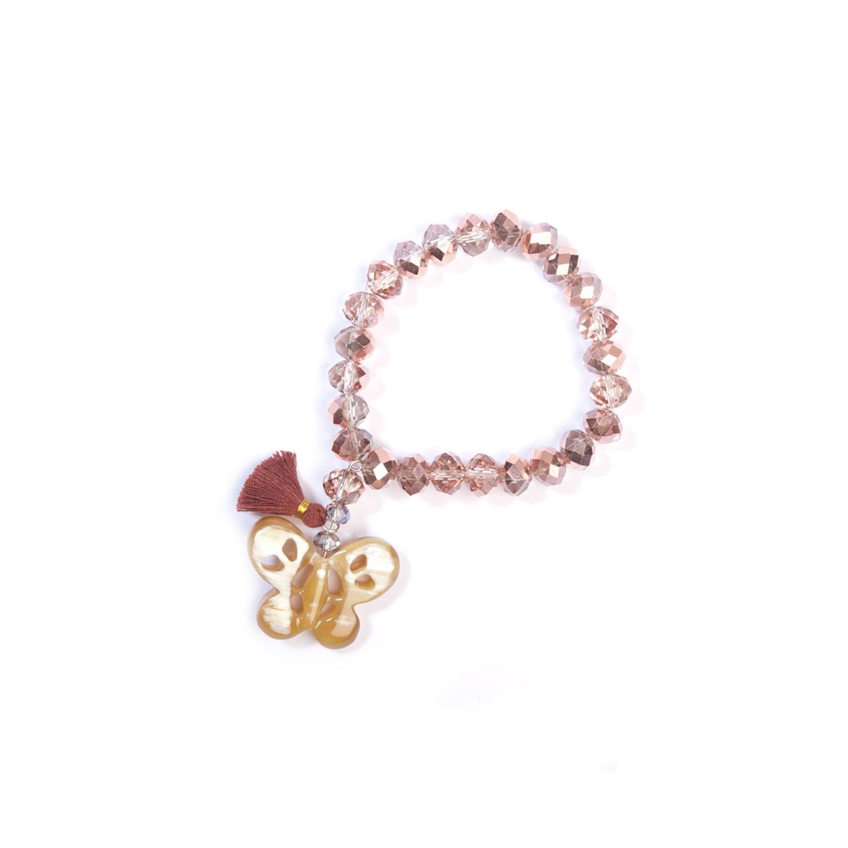 Bracelet de perles roses 'Paloma' - Amarkande