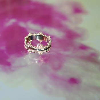 Bague plaqué or ALDIA - Bijoux Privés Discovery