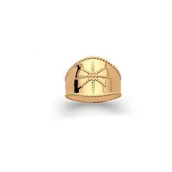 Bague plaqué or jaune CELESTE - Bijoux Privés Discovery