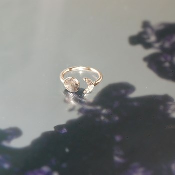 Bague ouverte en plaqué or jaune SIRIUS - Bijoux Privés Discovery