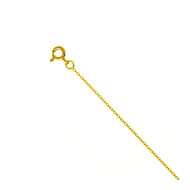 Chaine forçat ronde 1,5 mm Or jaune 375/00 - 45 cm