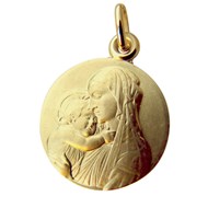 Médaille Vierge - Or 18 Carats