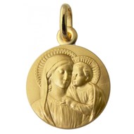 Médaille Vierge - Or 9 Carats