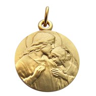 Médaille Communion - Or 9 Carats