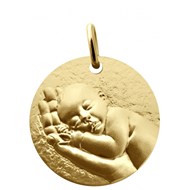 Médaille Mon Tout Petit - Or 9 Carats