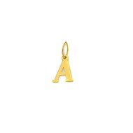 Pendentif initiale A en Or jaune 375/00