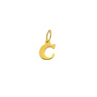 Pendentif initiale C en Or jaune 375/00