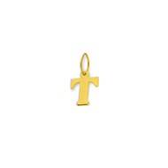 Pendentif initiale T en Or jaune 375/00