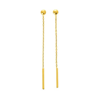 Boucles d'oreilles pendantes femme - Or 9 Carats