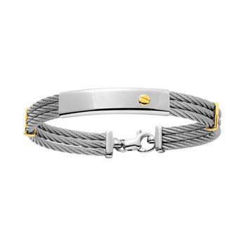 Bracelet homme - Or 18 Carats - Longueur : 18 cm