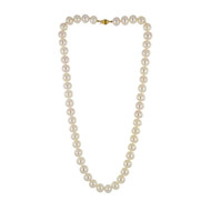 Collier Or jaune 750/00 perle eau douce 8.5-9 mm