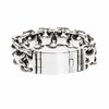 Gourmette Homme Bracelet Argent Rock Grand Modèle - vue V1