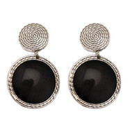 Boucles d'oreilles clip pendant SCALLA