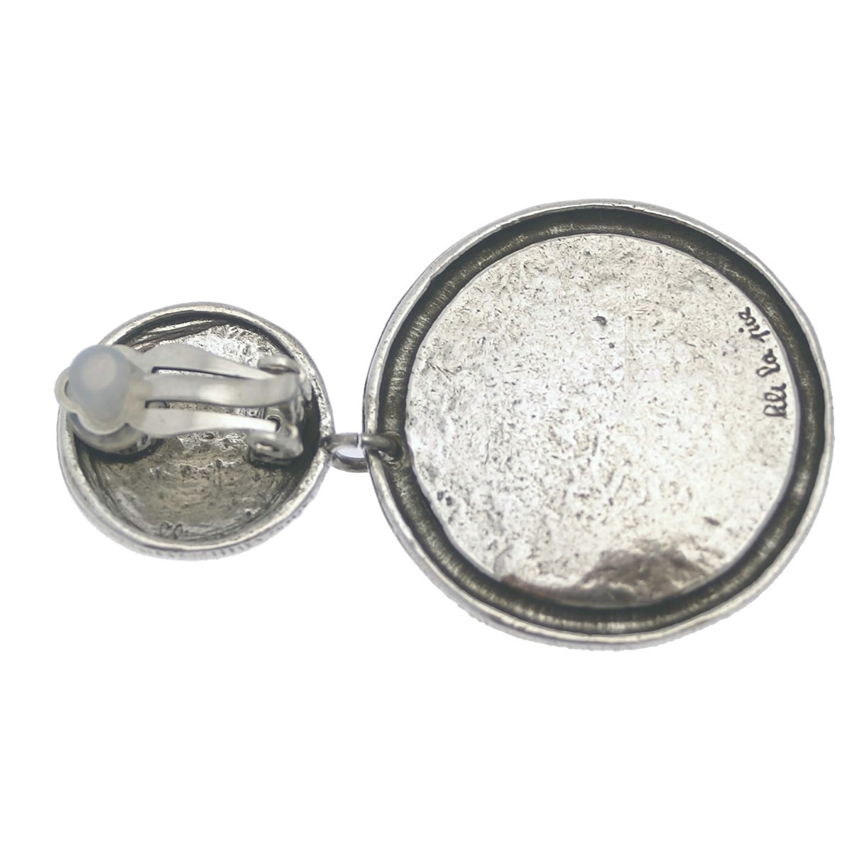 Boucles d'oreilles clip pendant SCALLA - vue V2