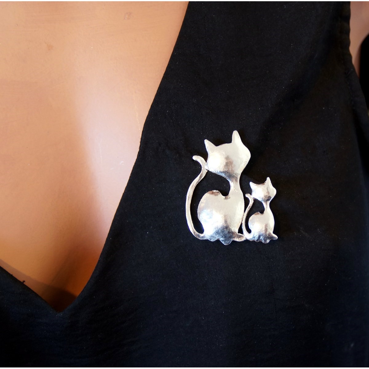 Broche modèle chat collection CAT'S SOYEUX - vue V4