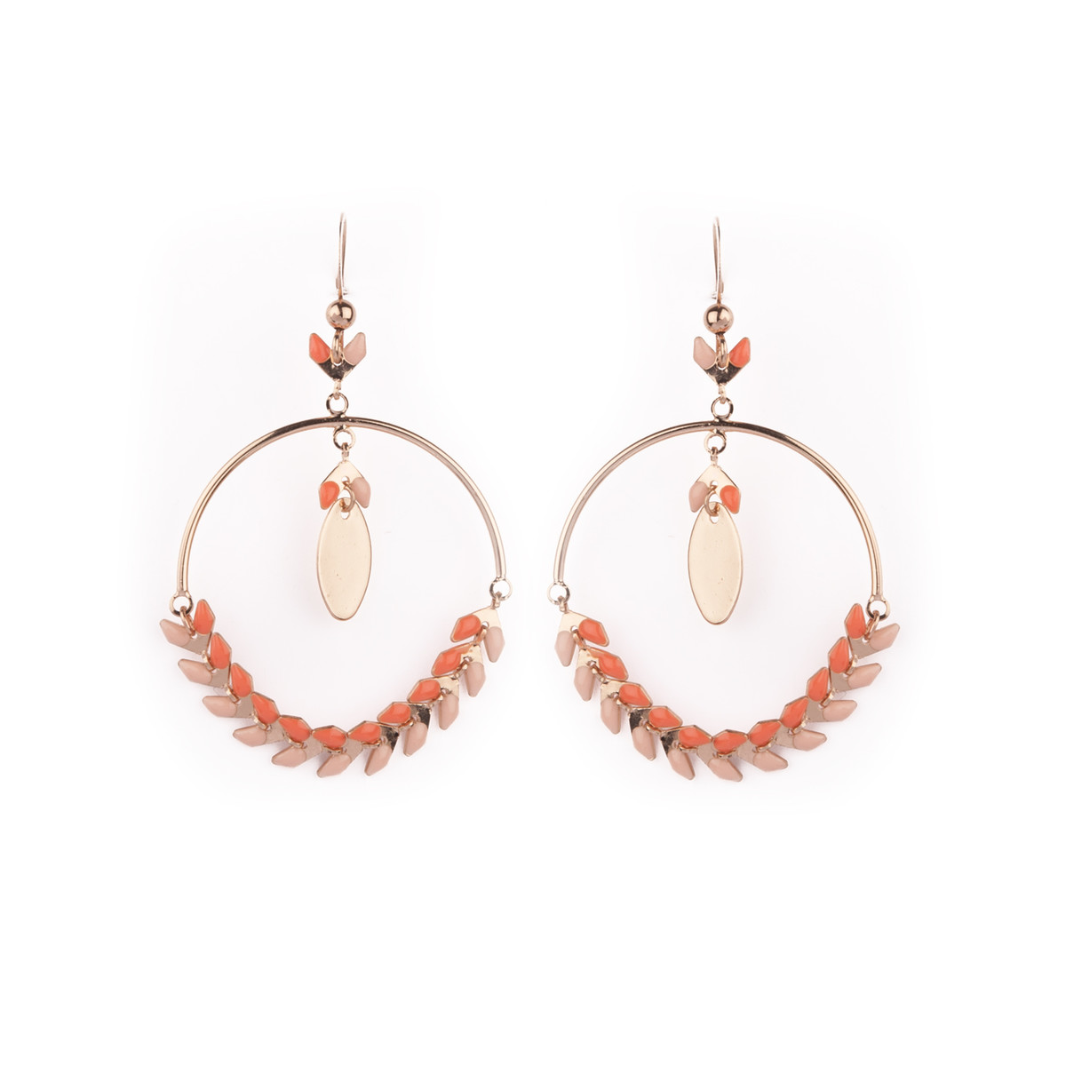 boucles d'oreilles pendantes orange boucles d'oreilles pendantes orange