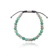 Bracelet pierres naturelles jaspe de mer verte - Lauren Steven