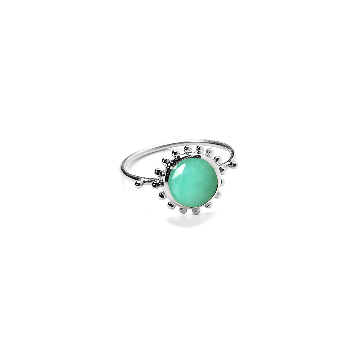 Bague Soleil Chrysoprase, Surya - vue 3