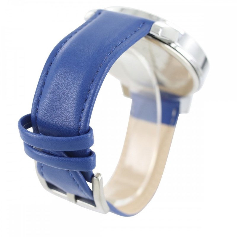 Montre Homme GIORGIO bracelet Cuir Bleu - vue 2