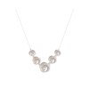 Collier Spirale de Nacre Blanche Argent 925 | Collection Naturelle Aden - vue V1