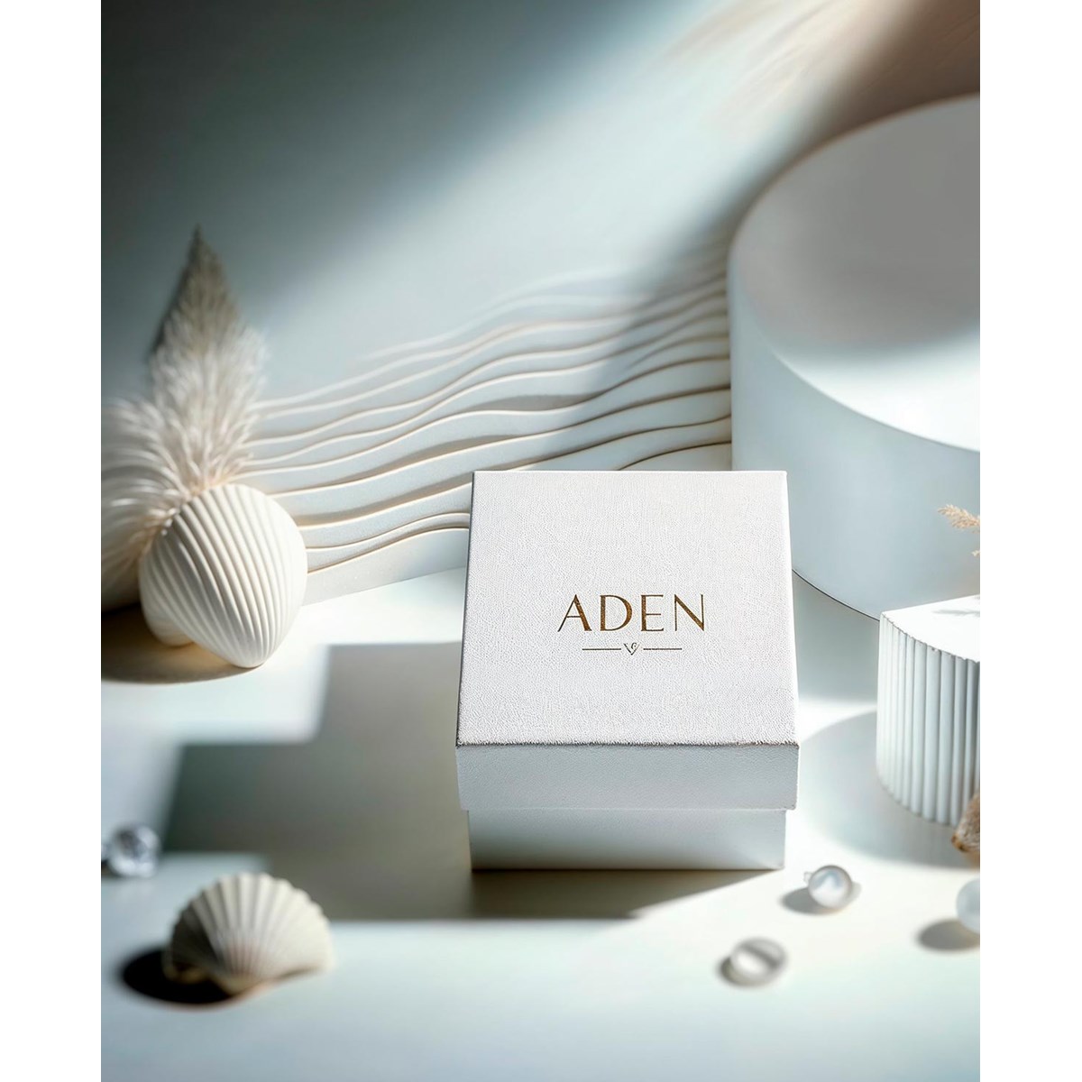 Bague nacre blanche motif damier graphique argent 925 | Collection Yeliana ADEN - vue 4