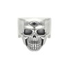 Bague Tête De Mort Pure Skull Cyclope Argent - vue V1