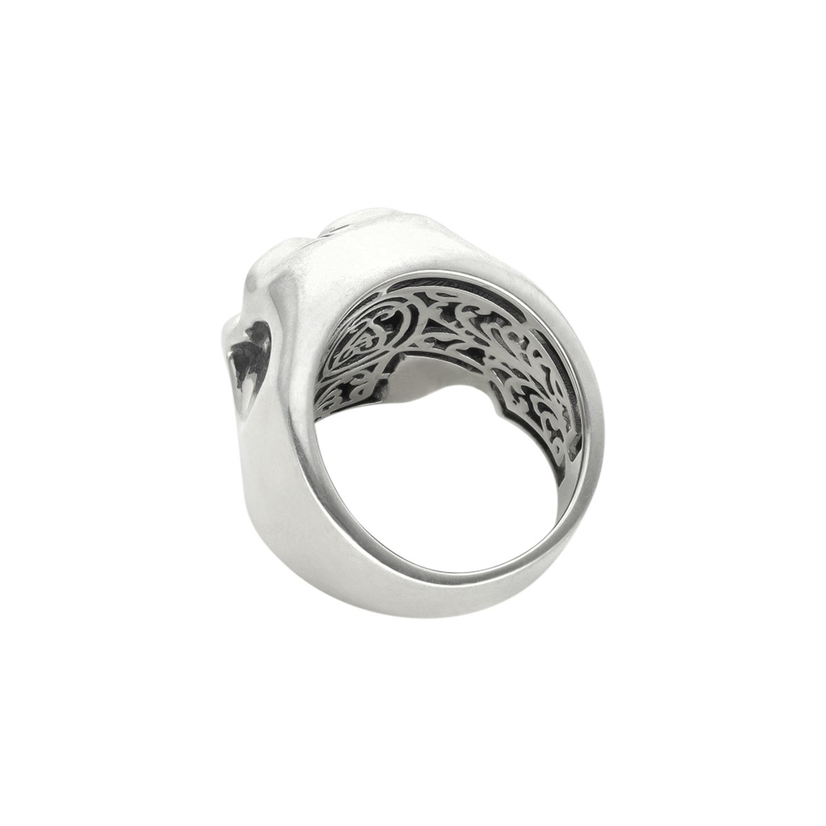 Bague Tête De Mort Pure Skull Cyclope Argent - vue 3