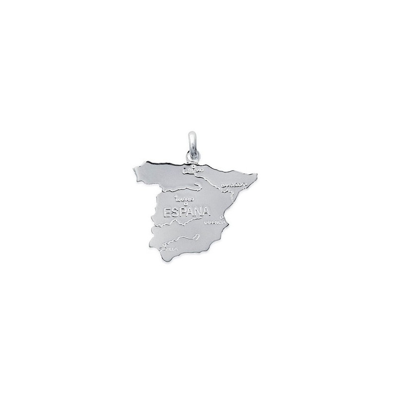 Valencia c F.Plaqué Argent Pendentif et Chaîne