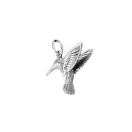 Pendentif Colibri oiseau des iles en argent 925°/00 + chaîne