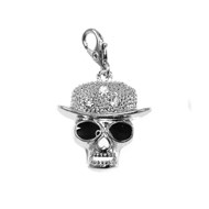 Charm tête de mort SC Crystal