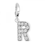 Charm Lettre R SC Crystal orné de Cristaux scintillants