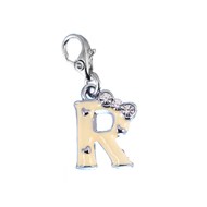 Charm Lettre R jaune SC Crystal