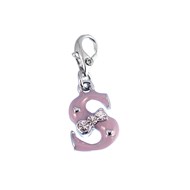 Charm Lettre S violet SC Crystal